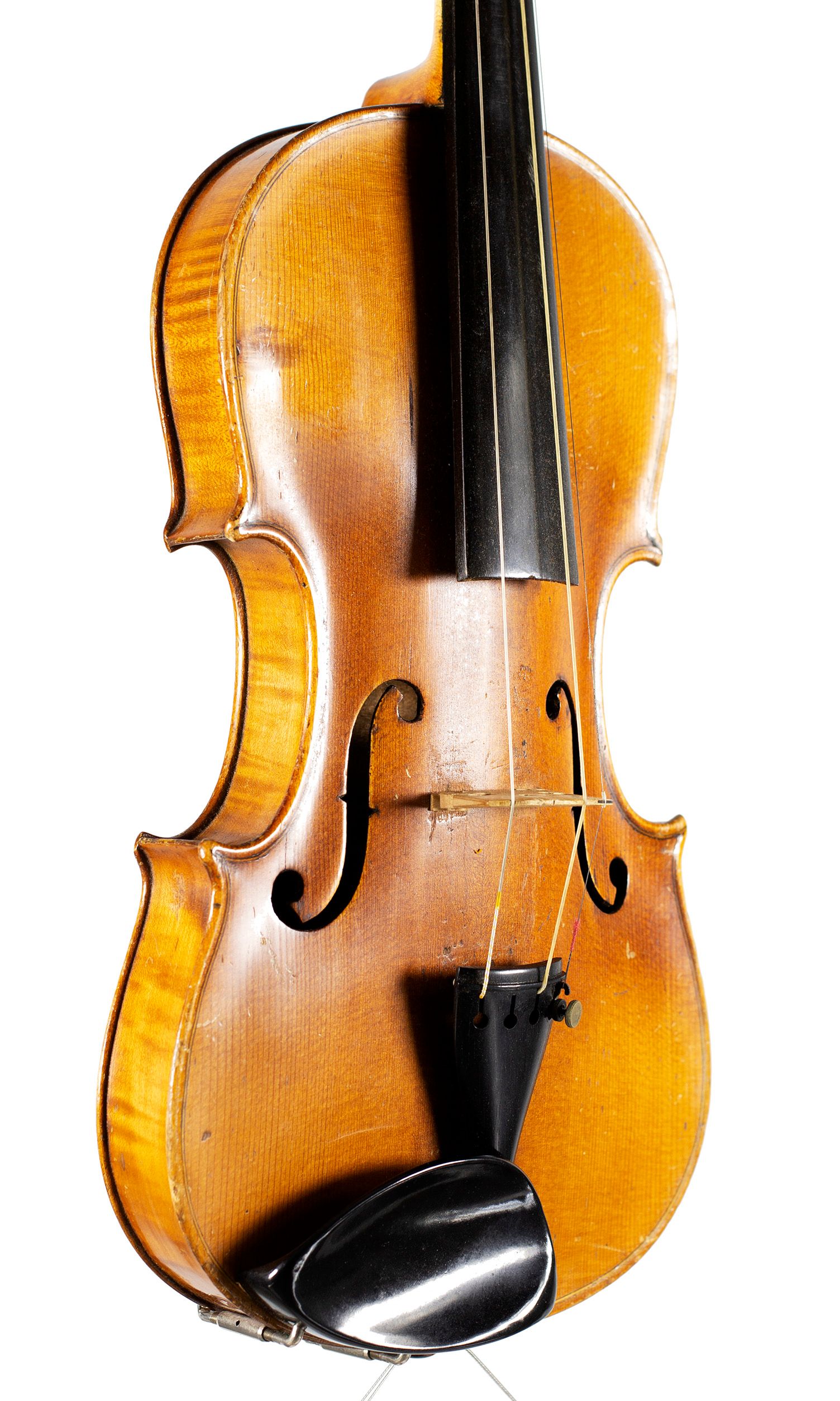 Viola by Otto Erdesz, Budapest, 20th Century — angled view, 40°