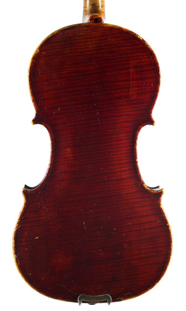 Violin by S. B. Wilkinson, Leeds, 1889 — back