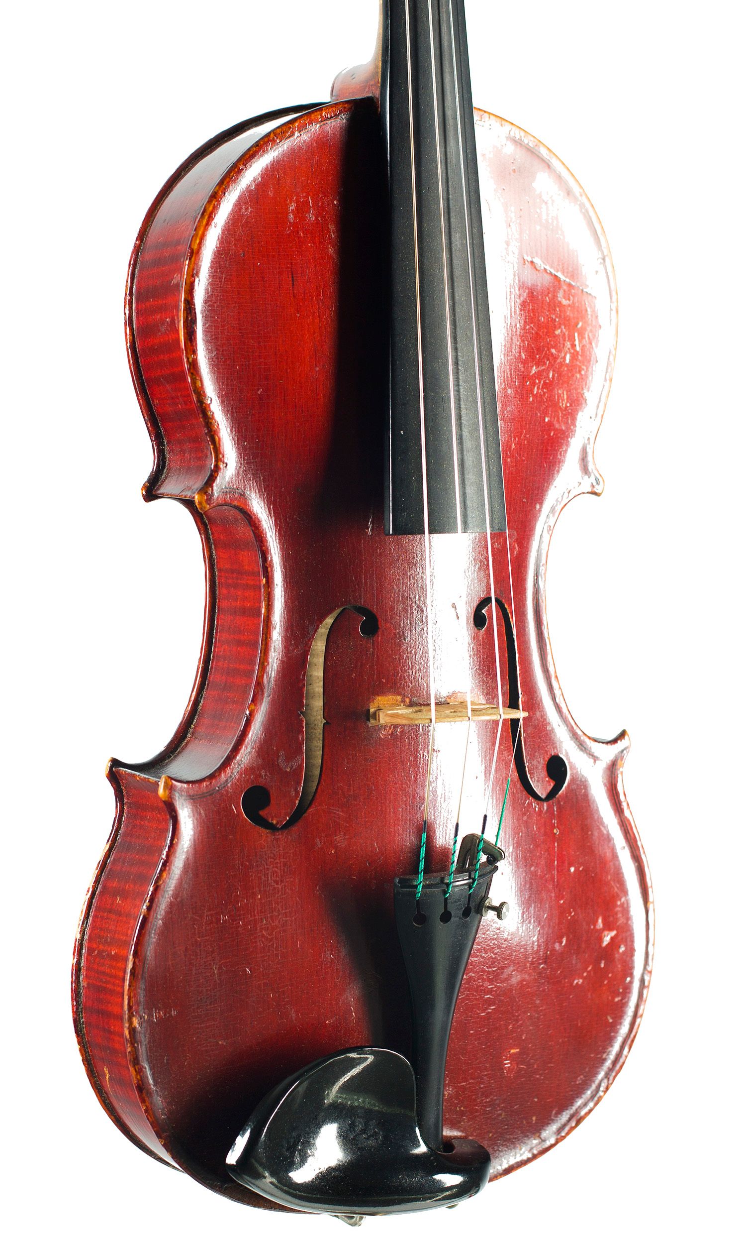 Violin by S. B. Wilkinson, Leeds, 1889 — angled view, 30°