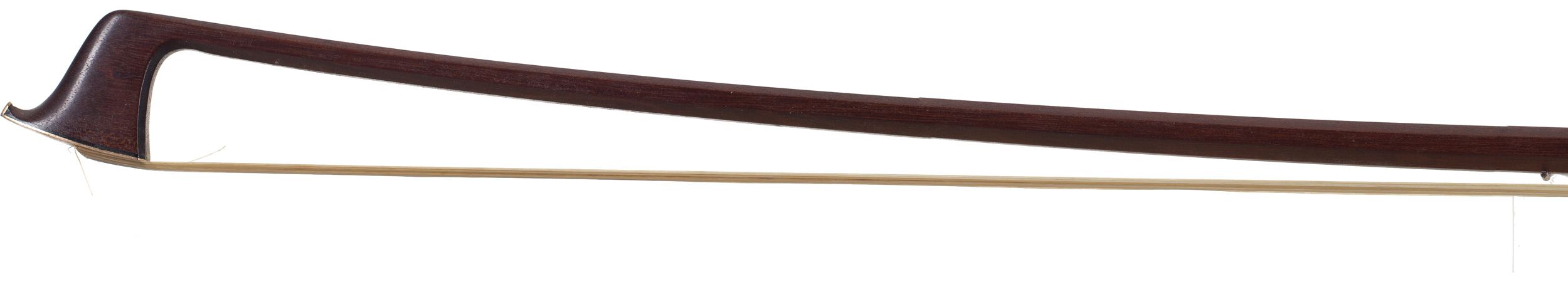 A gold and tortoiseshell-mounted violin bow by W. E. Hill & Sons, London — head
