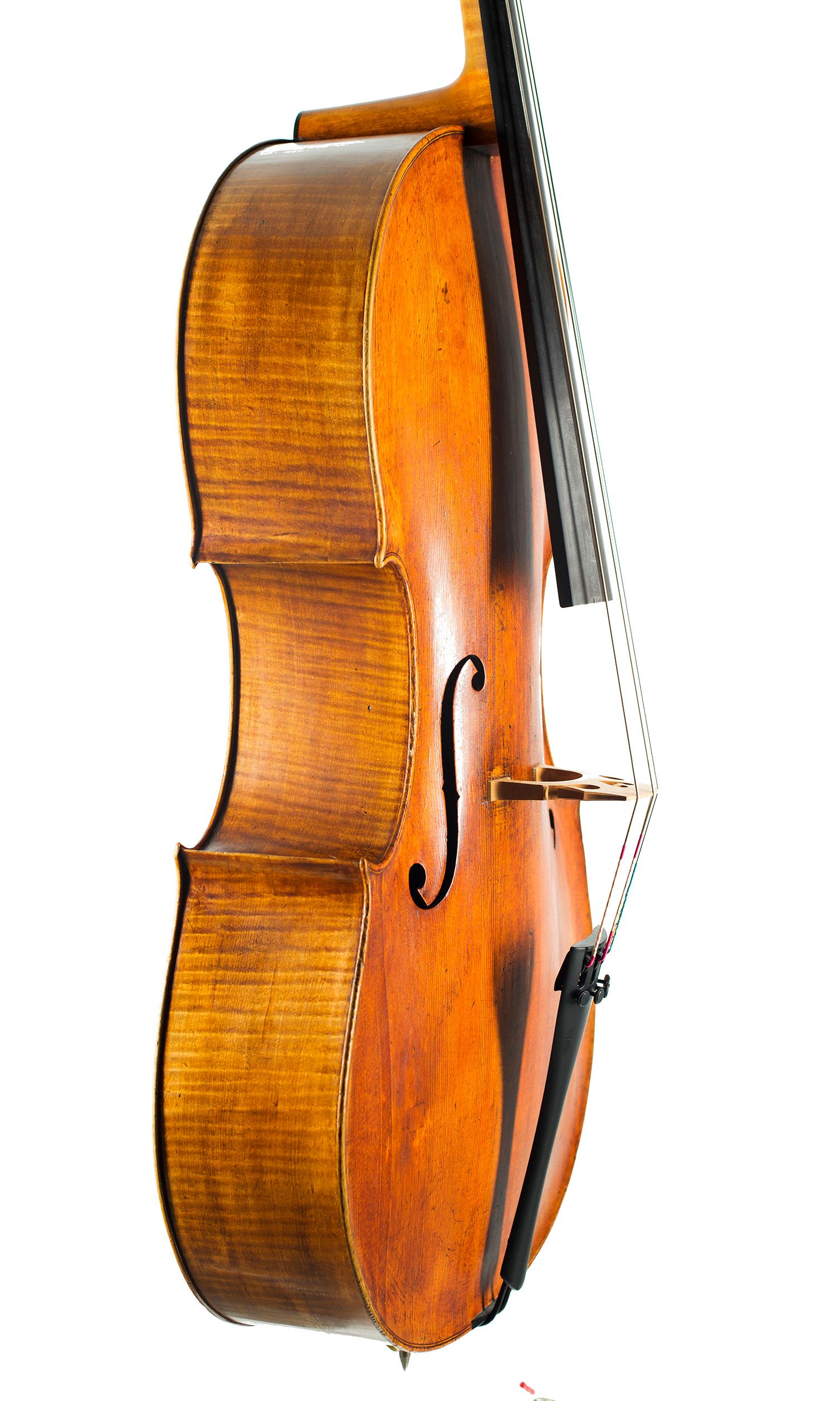 Cello by John Morris, Bath — angled view, 70°
