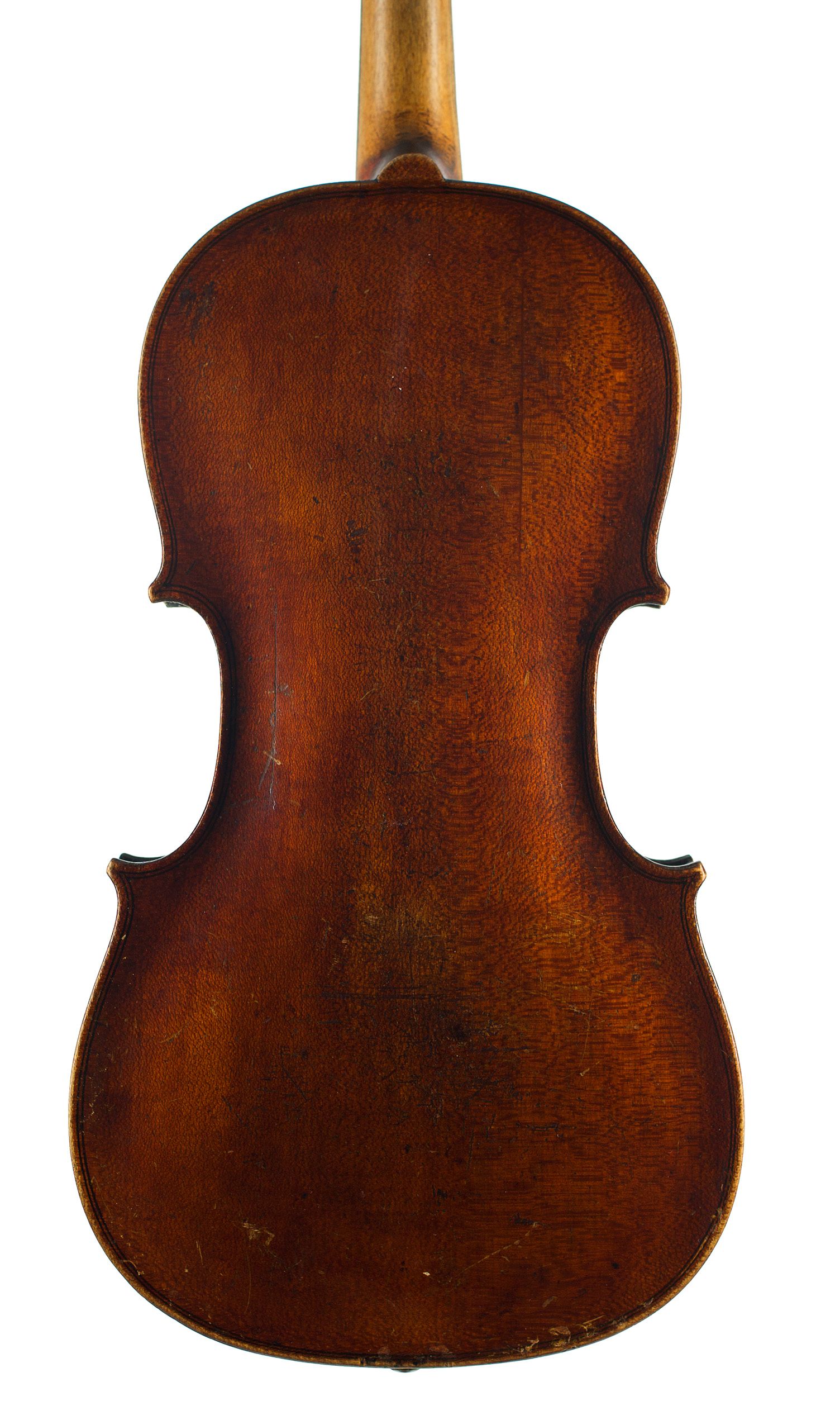 Violin, Workshop of Pretzschner, Neukirchen, circa 1790 — back