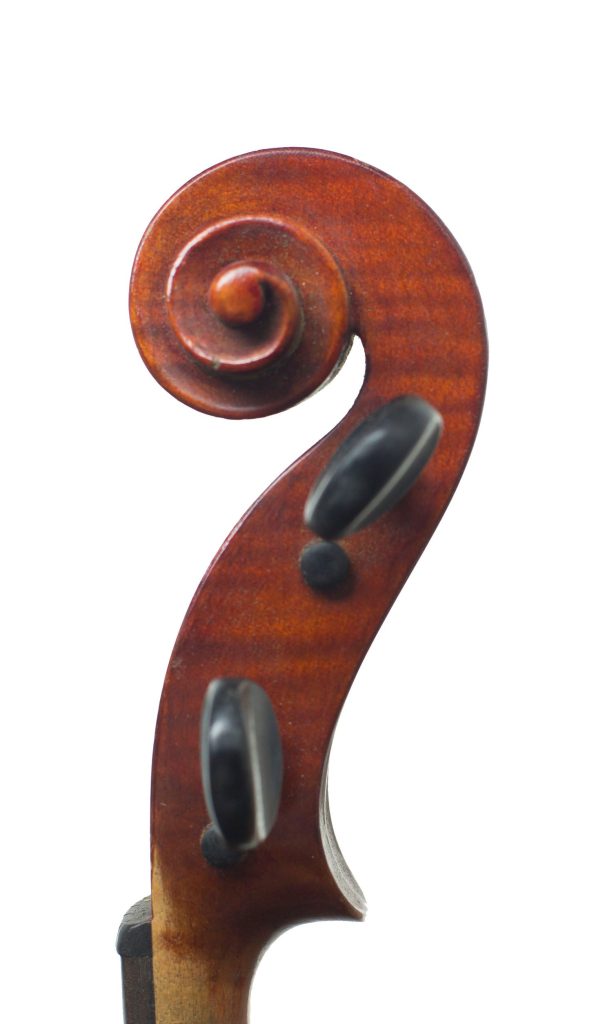 Violin by Emanuel Whitmarsh, London, circa 1880 — scroll