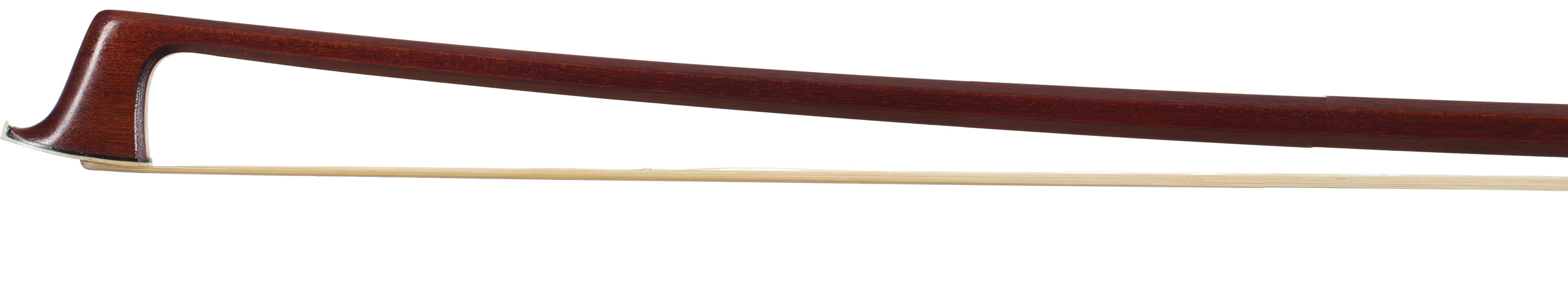 A silver-mounted violin bow by Johannes Paulus, Germany — head