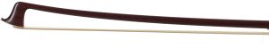 A silver-mounted violin bow by Morizot Freres, Mirecourt — head and frog