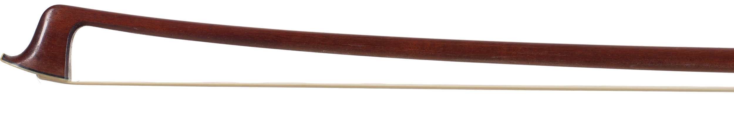 A silver-mounted violin bow by Eugene Sartory, Paris, circa 1910 — head
