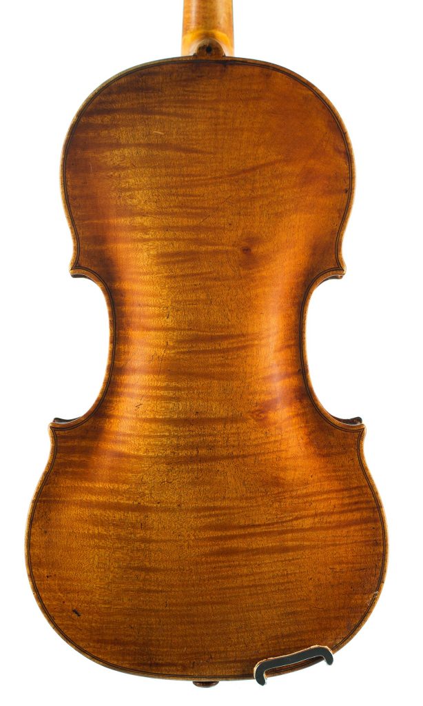Violin by John Furber, England, 1817 over 100 years old — back