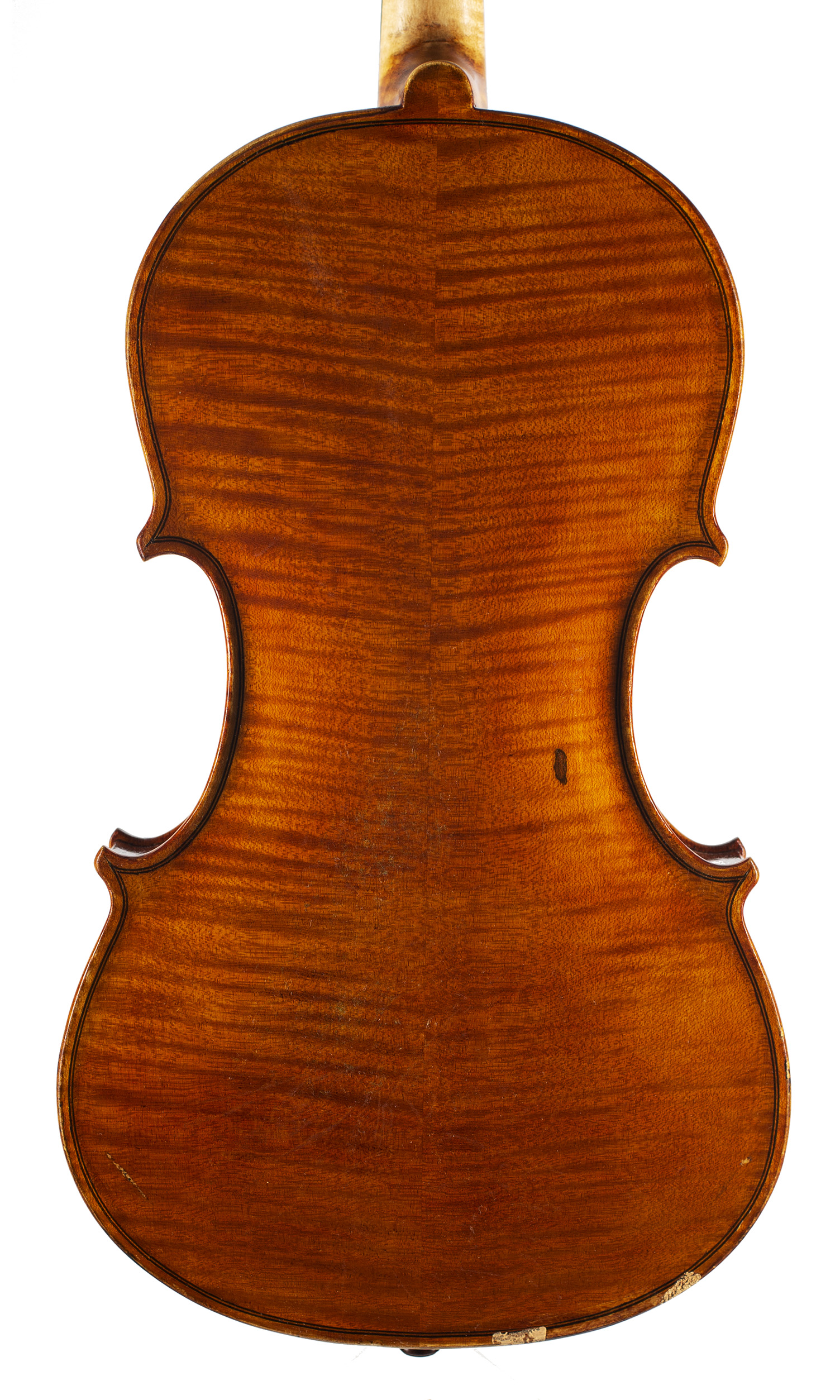 A violin by John Beard, London, 1977 — back