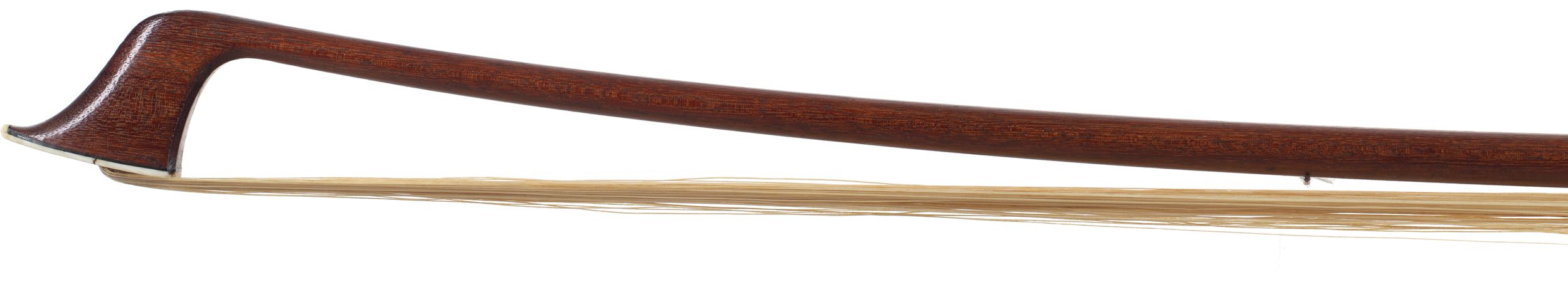 A silver-mounted cello bow by H. R. Pfretzschner, Germany — head