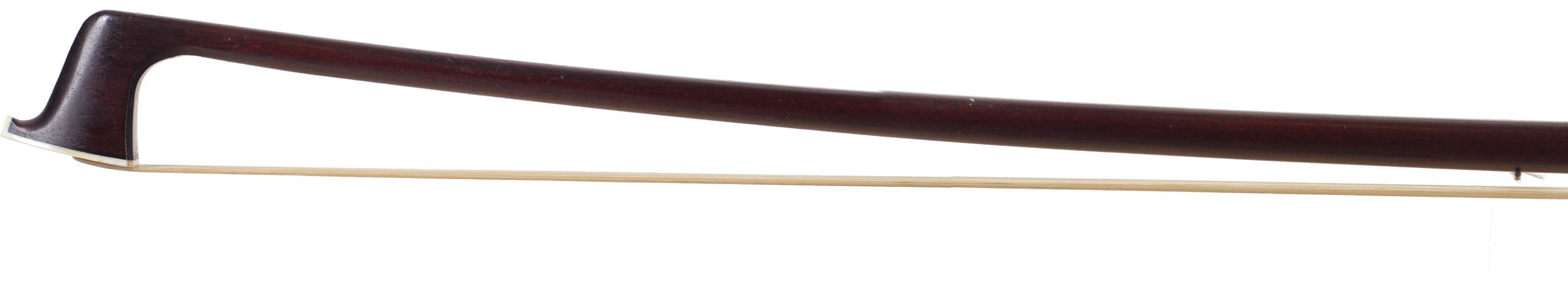 A silver-mounted viola bow by Gordon E. Bailey, England — head