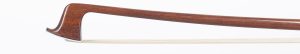 A silver-mounted violin bow, by Georges Barjonnet, France circa 1950 — head and frog