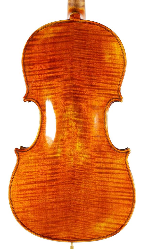 Violin by Jenny Bailly, Paris, circa 1910 — back