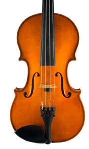 Violin by Ronald Prentice, Ash Priors, 1980 — front