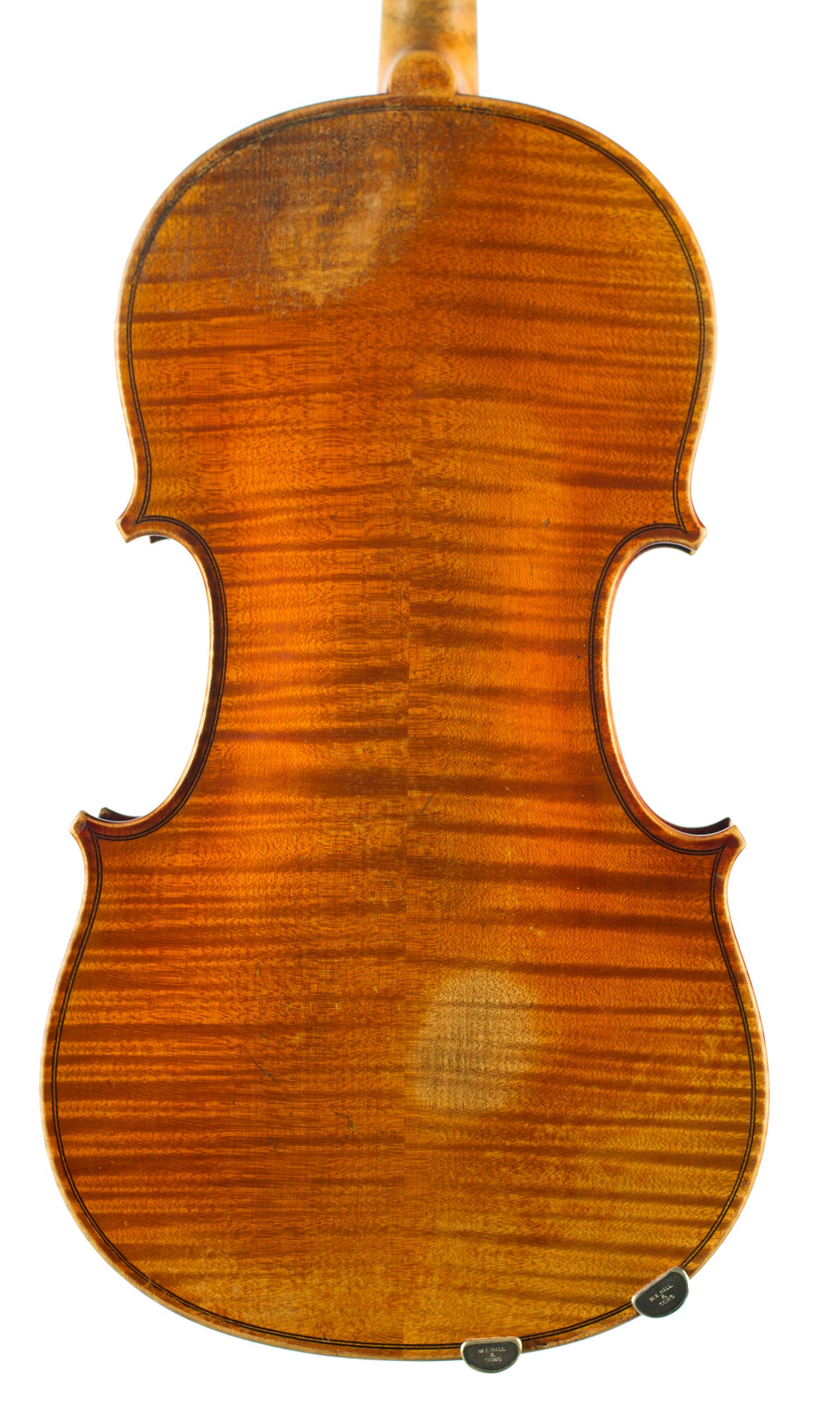 Violin by Eugene Chartreux, Lyon, 1900 — back