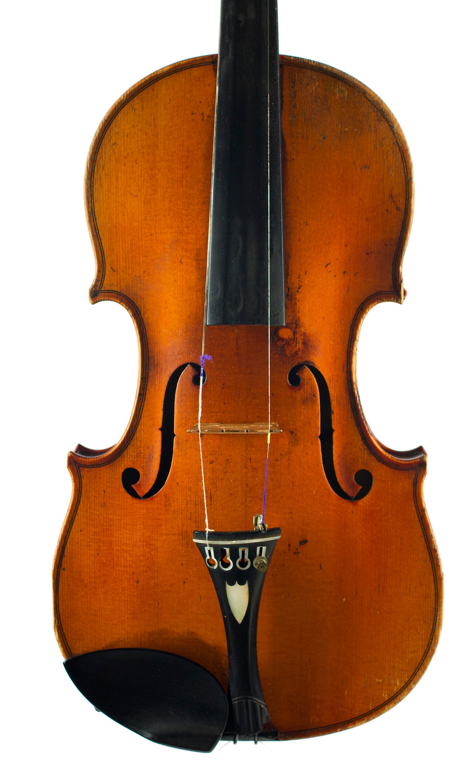 Violin by Eugene Chartreux, Lyon, 1900 — front