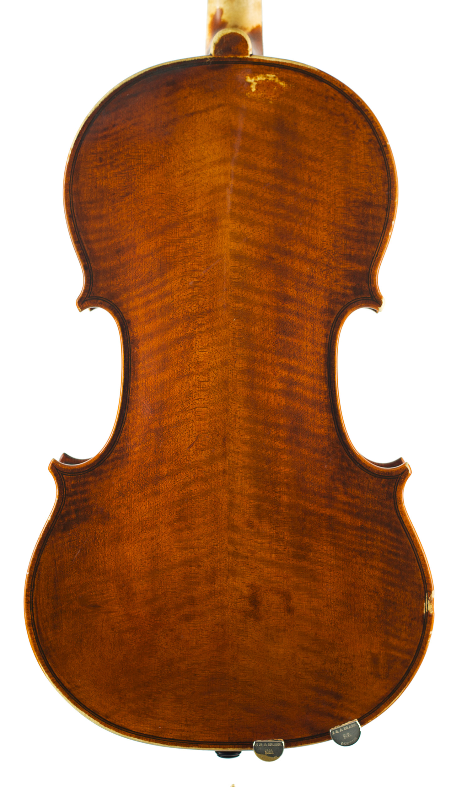 A violin by Martin Hilsden, Oxford, 1995 — back