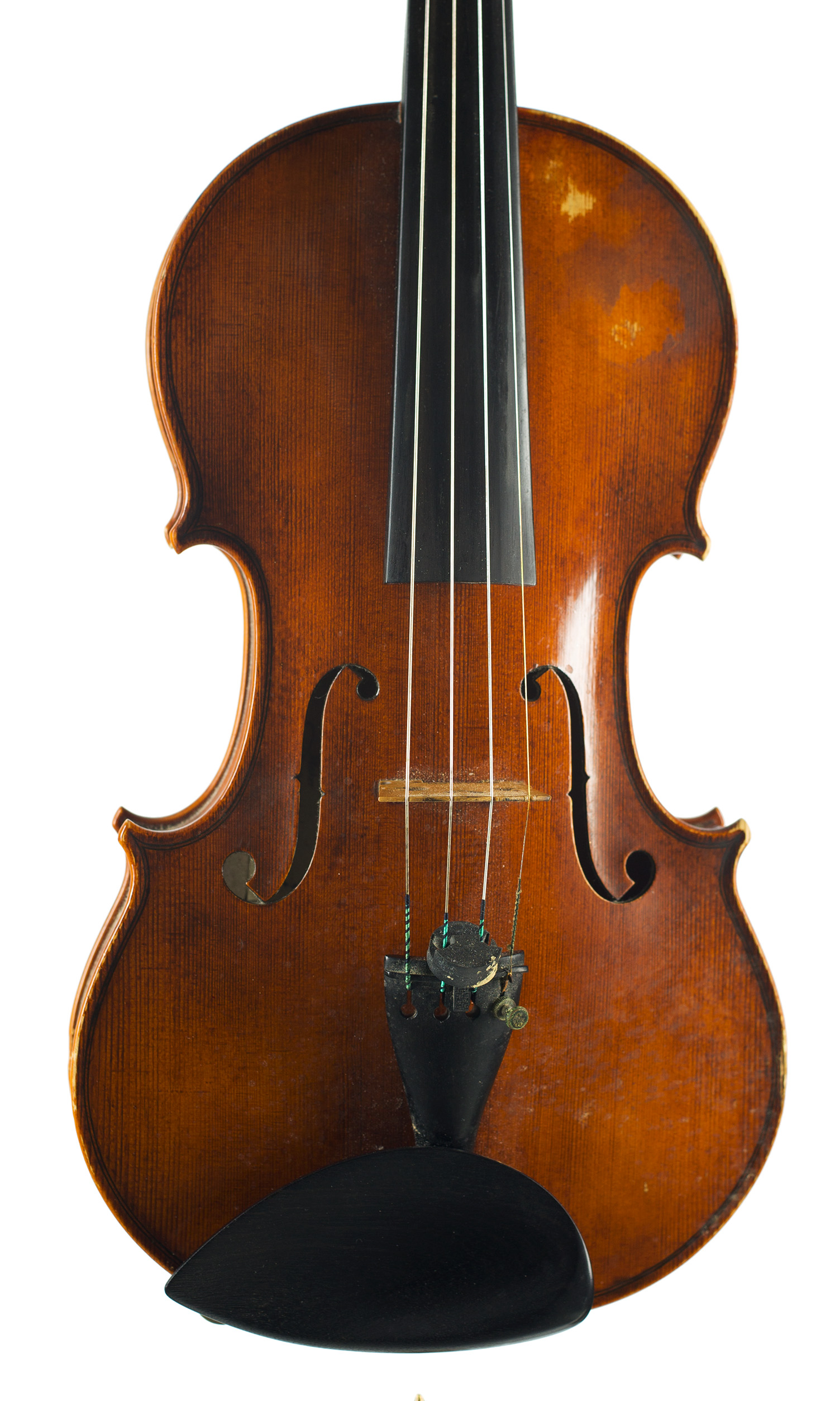 A violin by Martin Hilsden, Oxford, 1995 — angled view, 10°