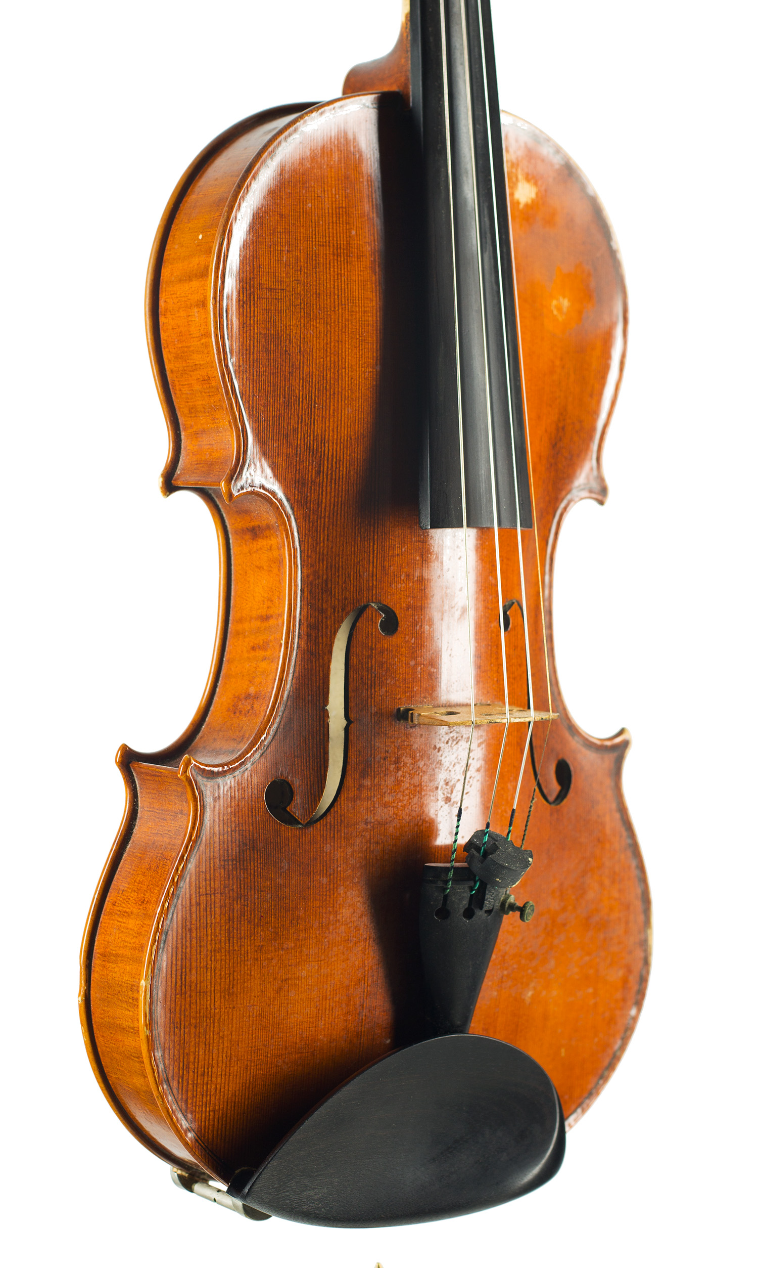 A violin by Martin Hilsden, Oxford, 1995 — angled view, 40°
