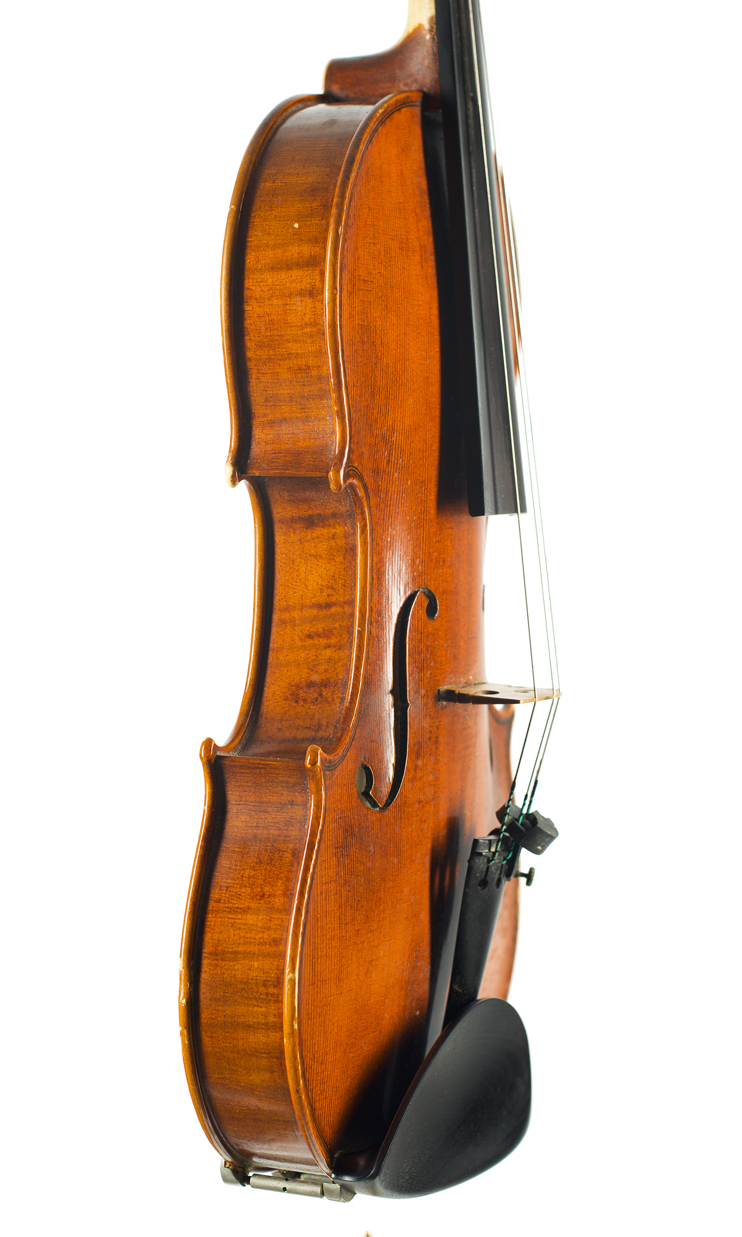 A violin by Martin Hilsden, Oxford, 1995 — angled view, 70°