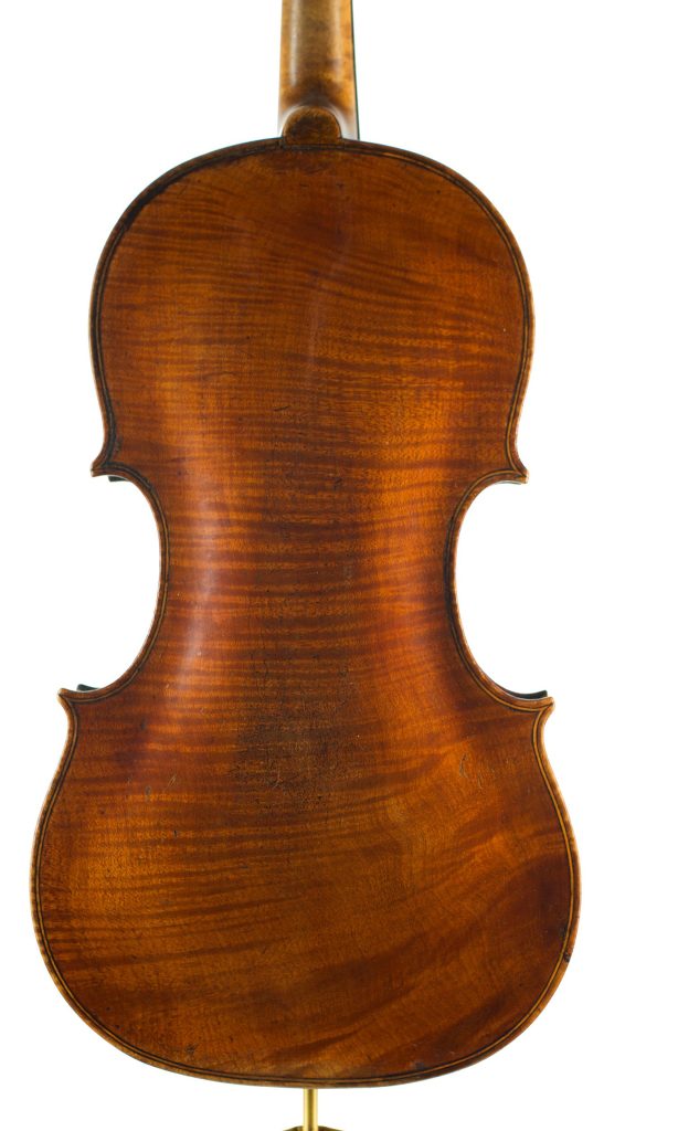 Violin, Workshop of Thomas Cahusac, circa 1780 — back