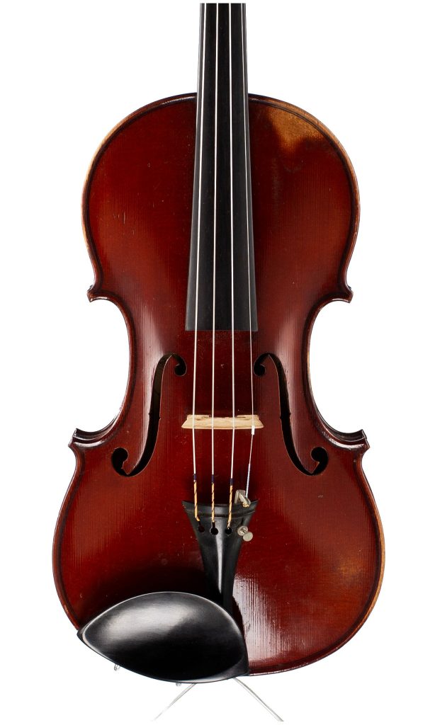 Violin by Marius Didier, Mattaincourt, 1929 — front
