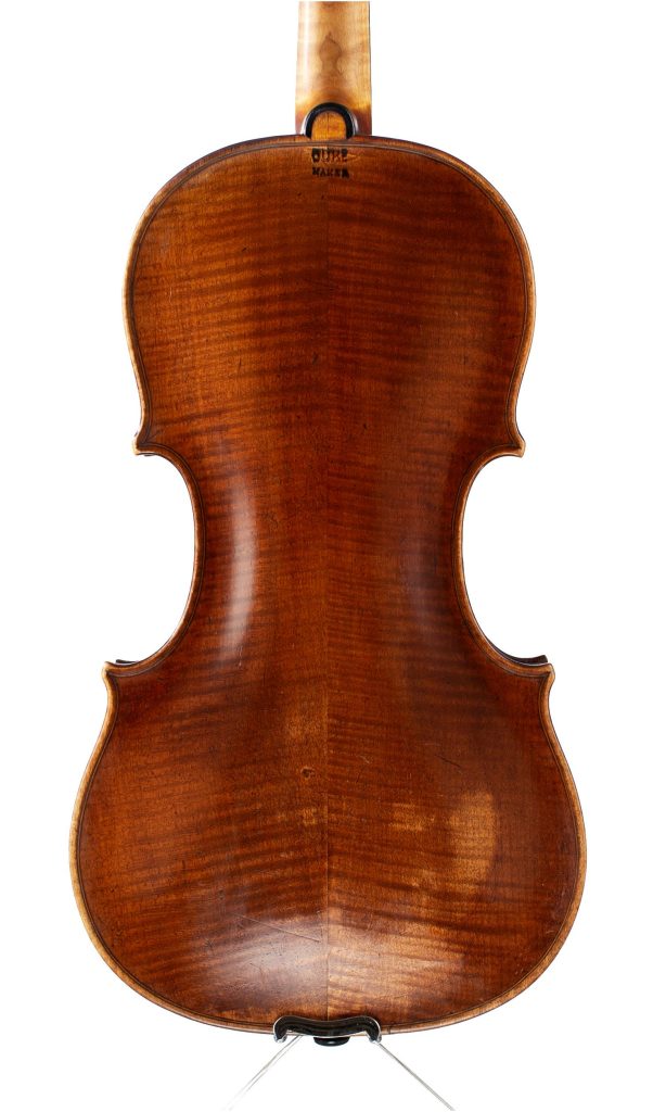 Violin by Richard Duke, London, circa 1760 — back
