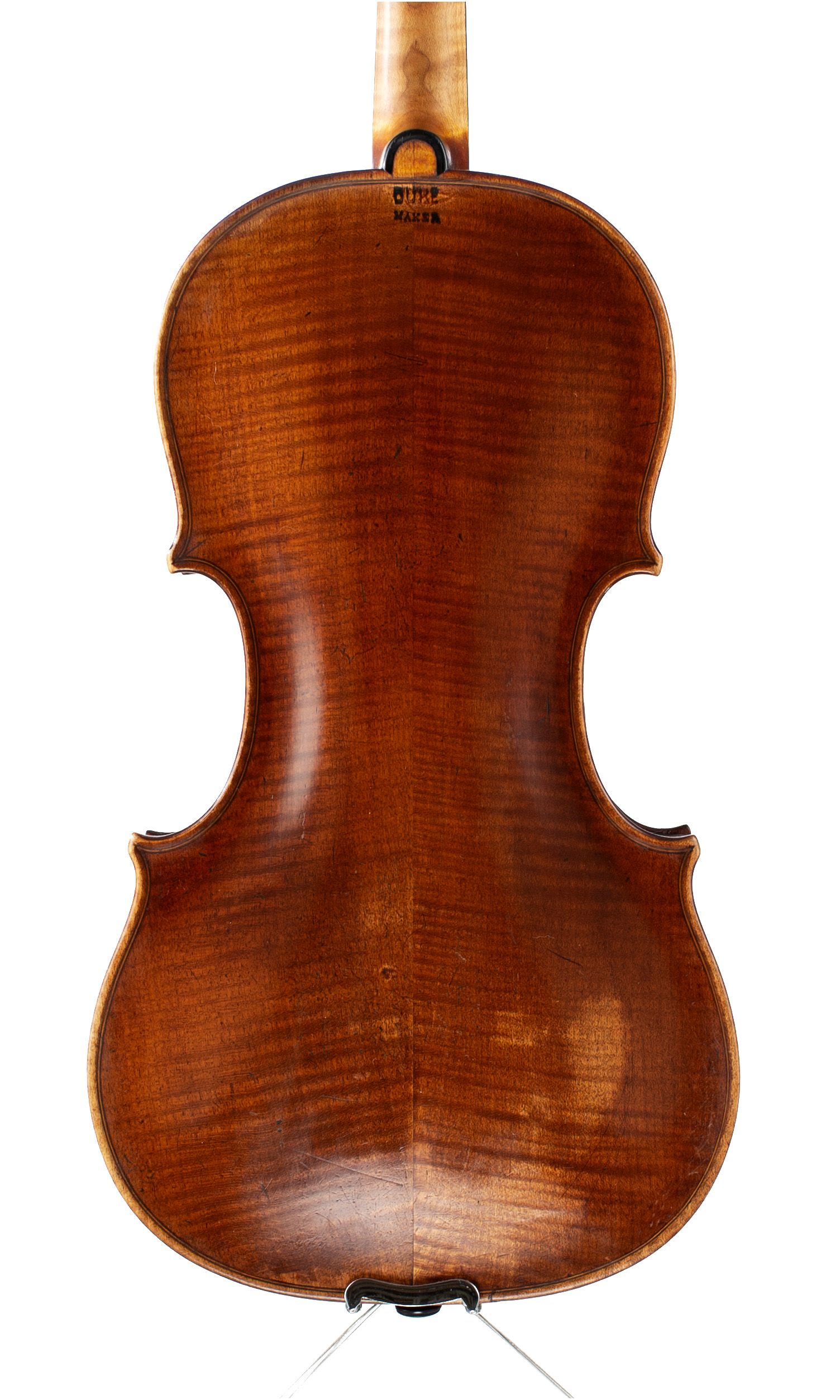 Violin by Richard Duke, London, circa 1760 — back