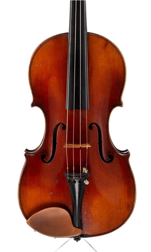 Violin by Auguste Darte, Mirecourt, circa 1880 — front