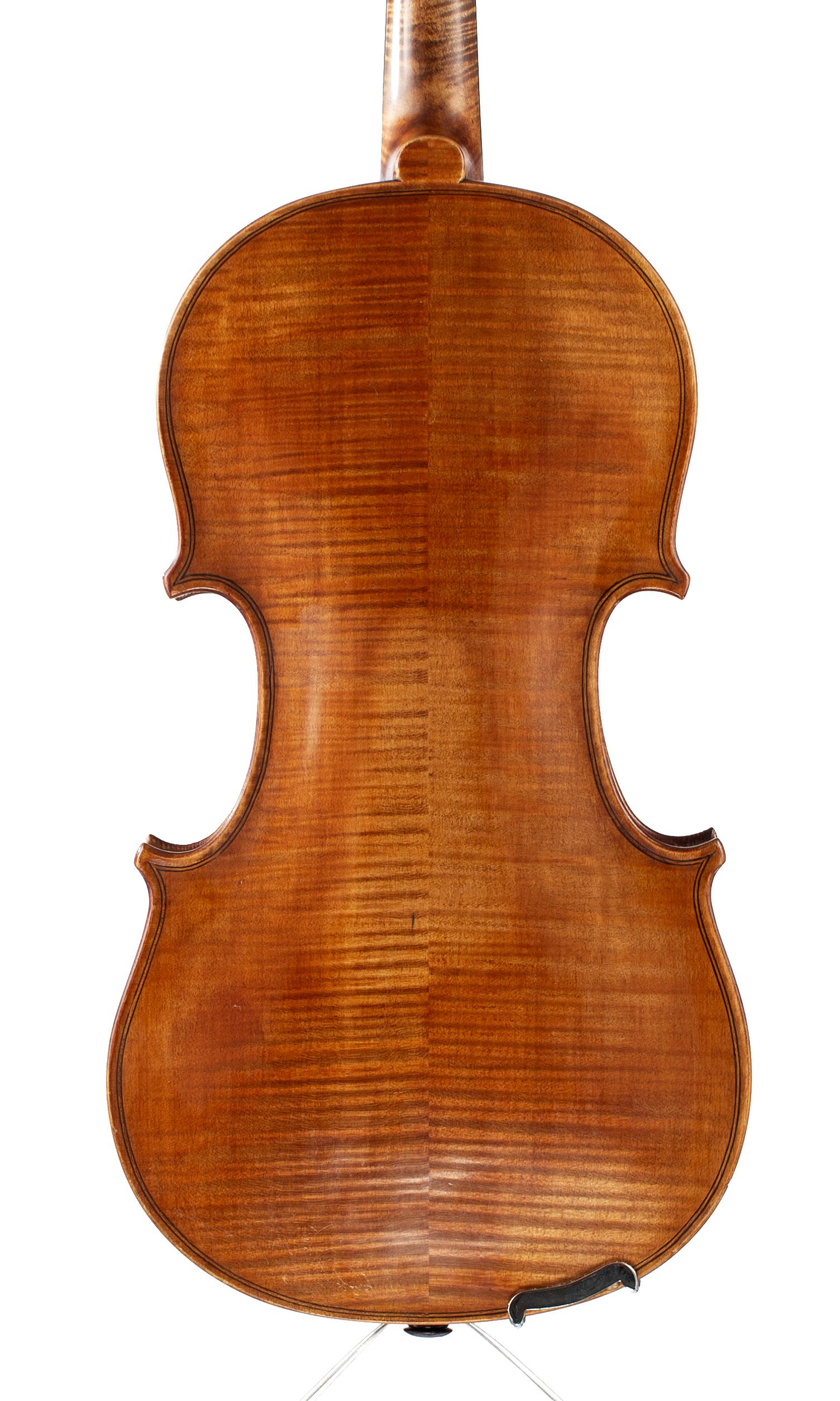Violin by Jenny Bailly, Paris, circa 1900 — back