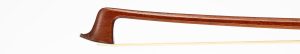 A silver-mounted violin bow by Louis Bazin, France, circa 1930 — head and frog