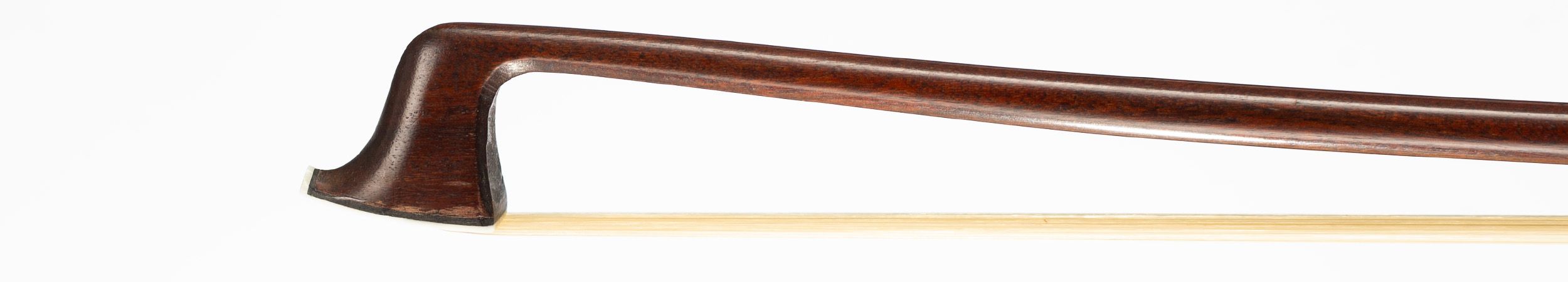 A silver-mounted violin bow by Morizot frères, France, circa 1995 — head