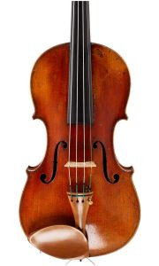 Violin, Workshop of Grandjon, Mirecourt, 1874 — front