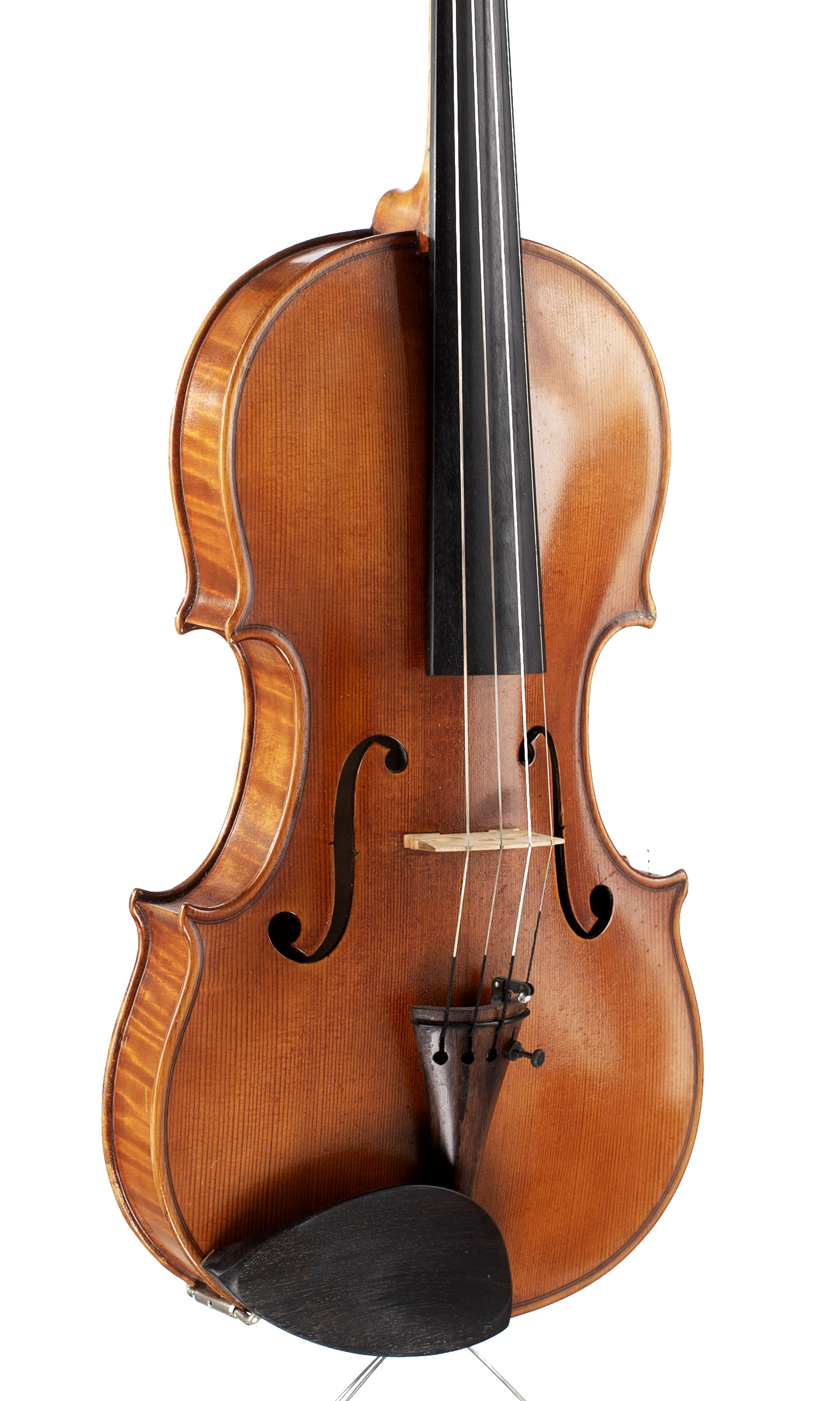 A violin by Franz Grill, Dornbirn, 1966 — angled view, 30°