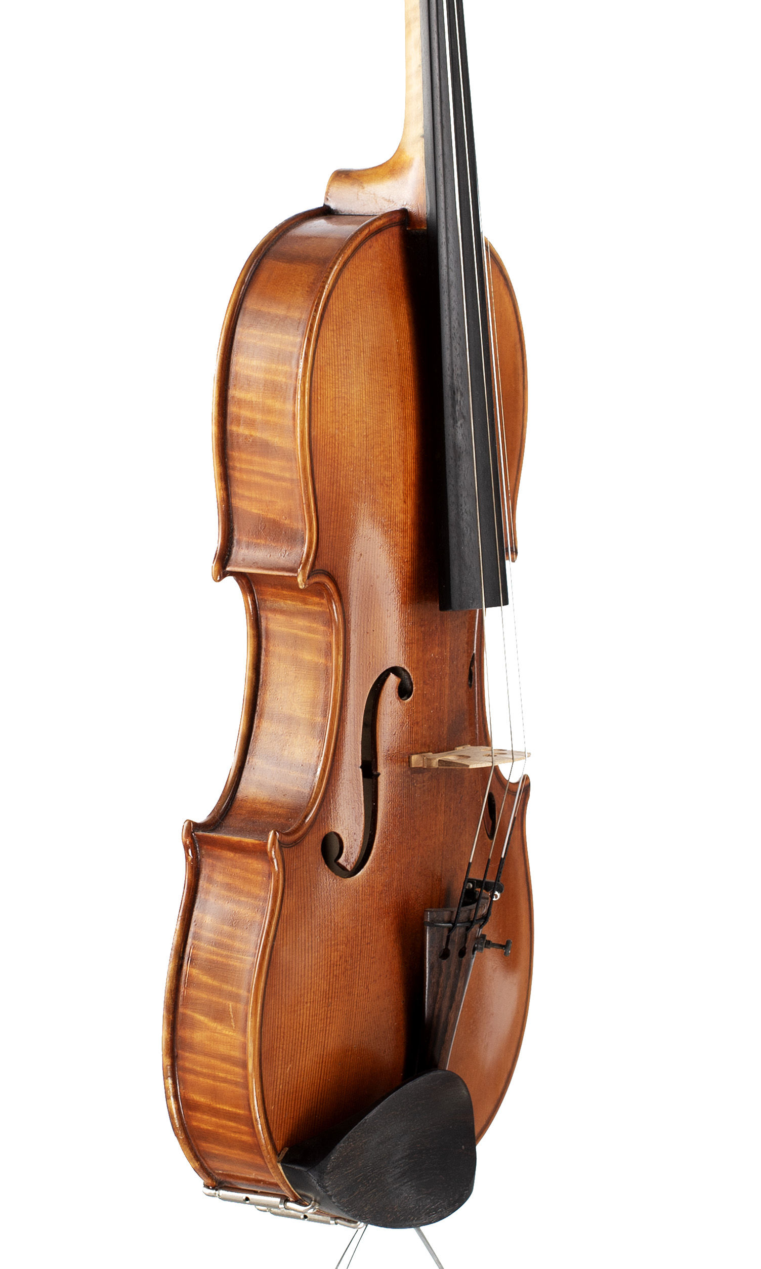 A violin by Franz Grill, Dornbirn, 1966 — angled view, 60°