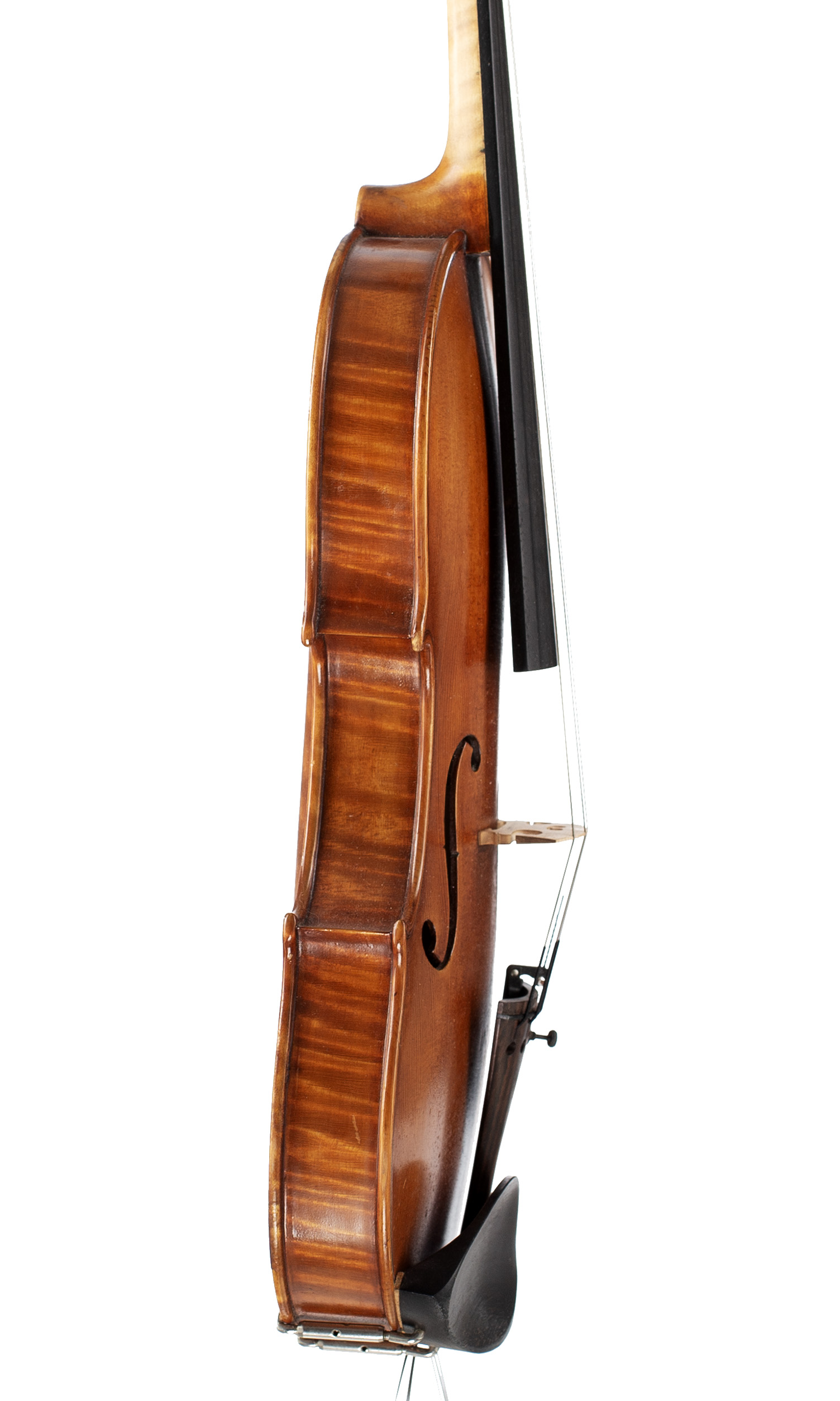 A violin by Franz Grill, Dornbirn, 1966 — angled view, 80°