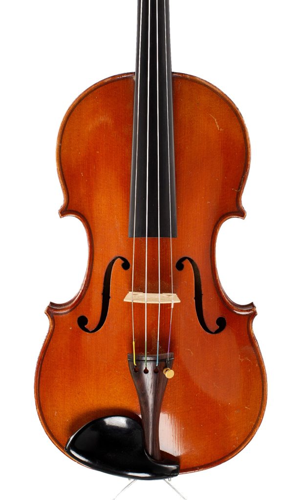 Violin, Workshop of Jérôme Thibouville-Lamy, Mirecourt, circa 1920 — front