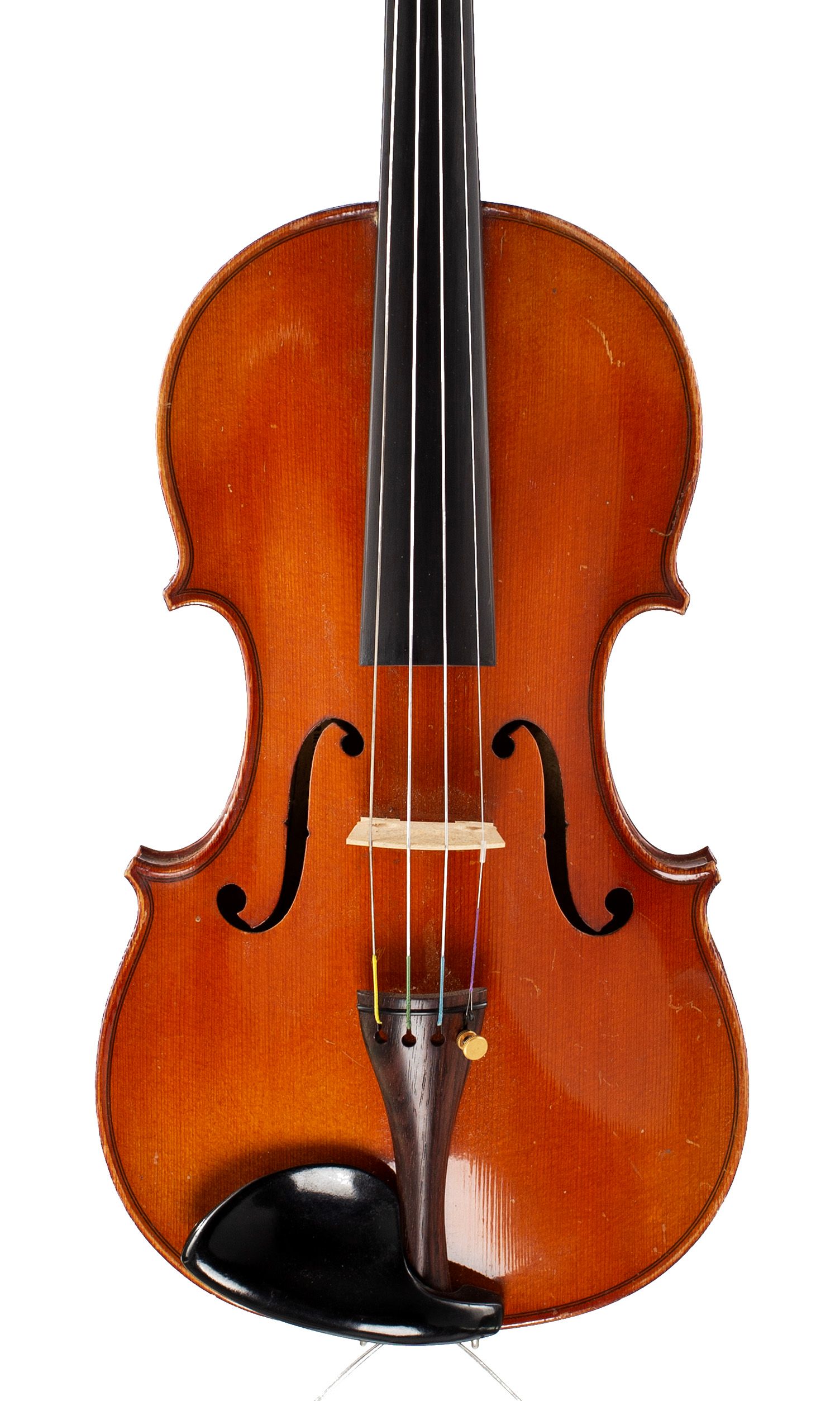 Violin, Workshop of Jérôme Thibouville-Lamy, Mirecourt, circa 1920 — front