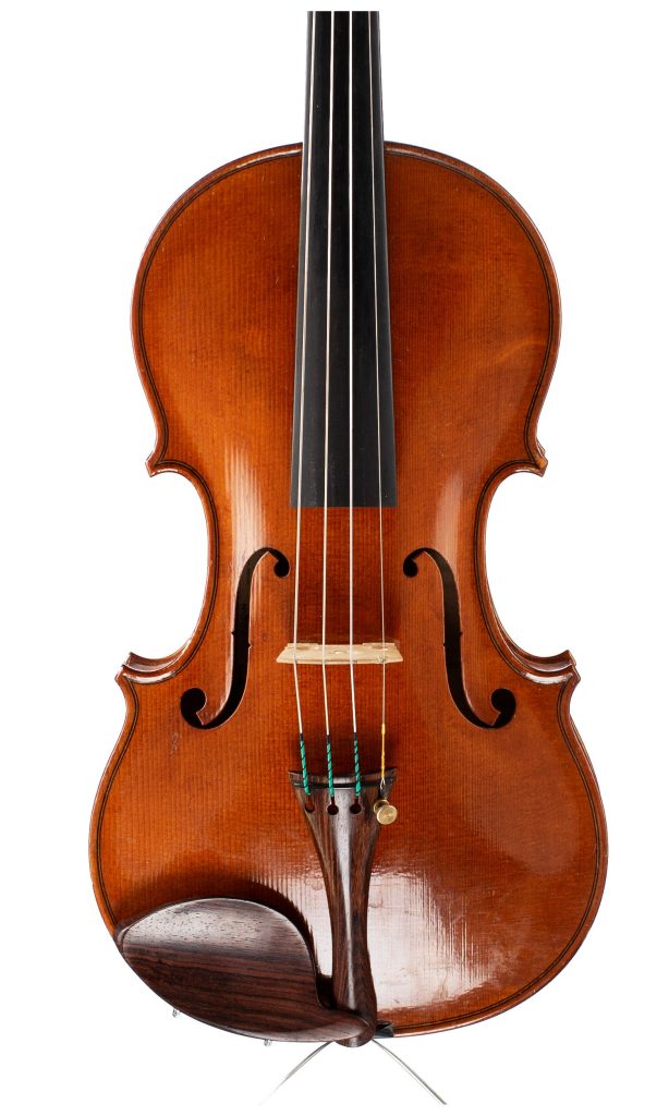 Violin by Louis Delignon, Mirecourt, 1952 — front