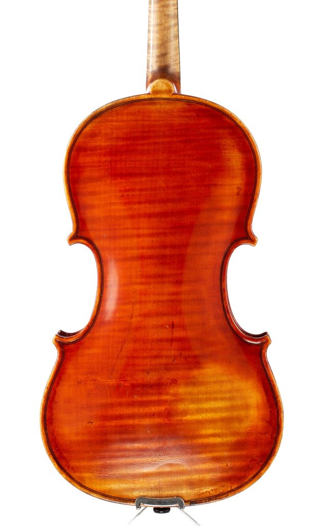 Violin by Paolo De Barbieri, Genova, 1930 — back