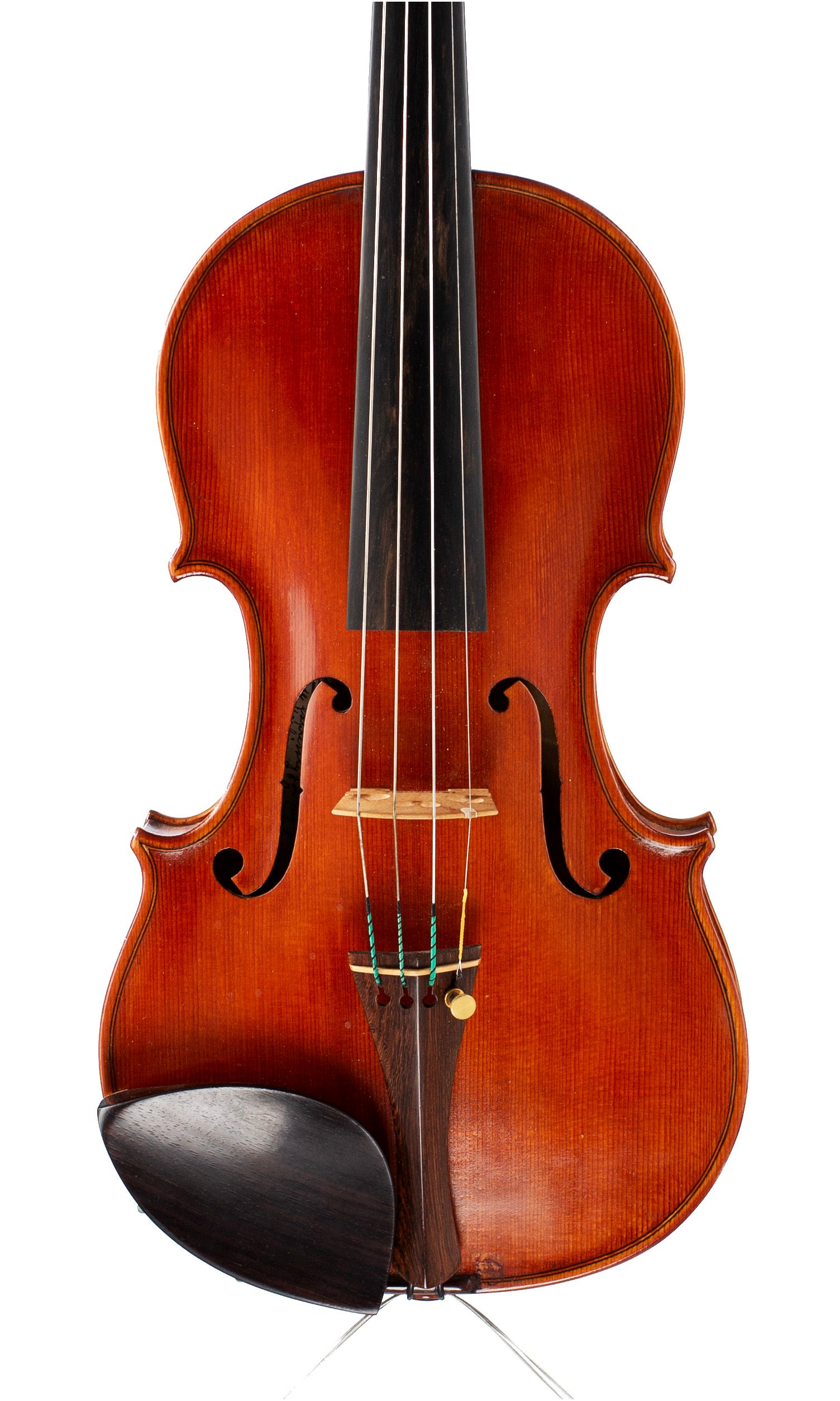 Violin by Cesare Maggiali, Genoa, 1963 — front