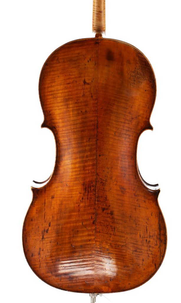 Cello, Circle of Thomas Kennedy, circa 1820 — back