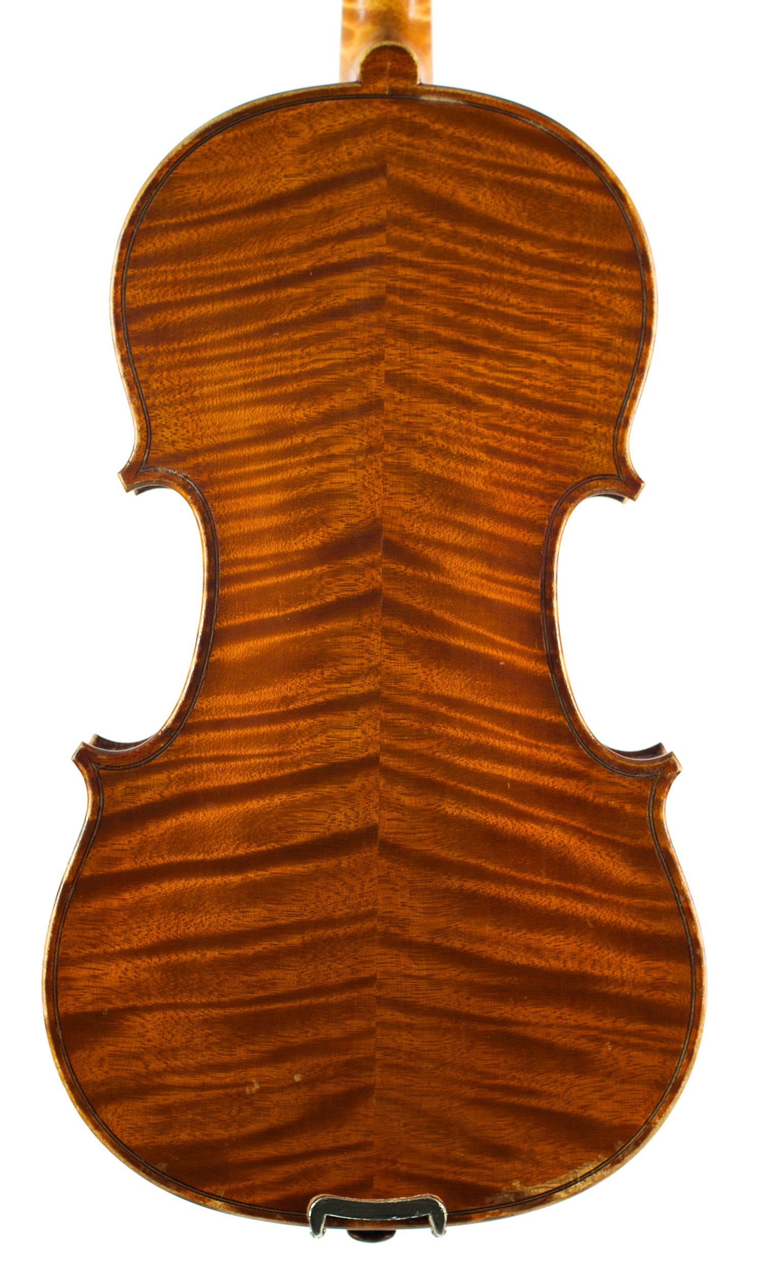 Violin by CH. J. B. Collin-Mezin, Paris, 1906 — back