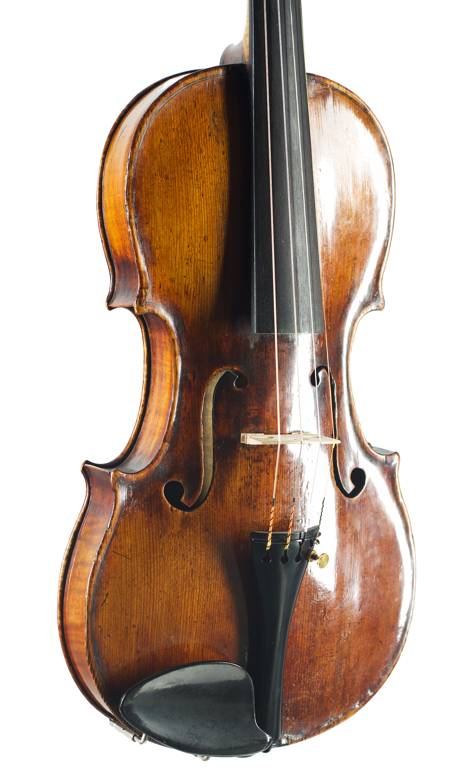 A violin by Casper Strnad, Prague, 1824 — angled view, 30°