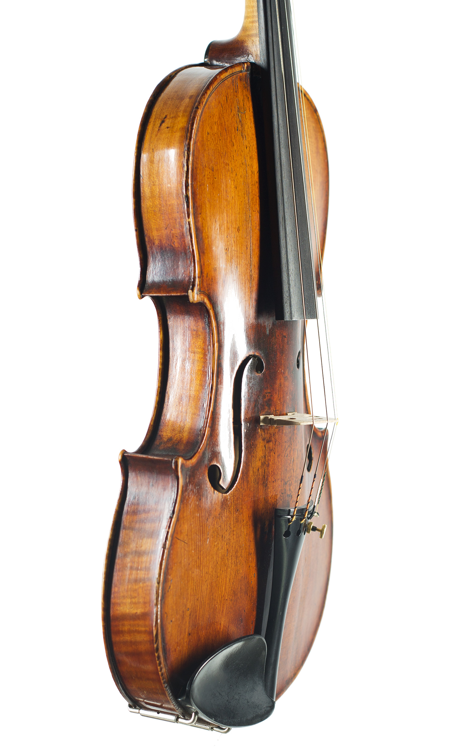 A violin by Casper Strnad, Prague, 1824 — angled view, 60°