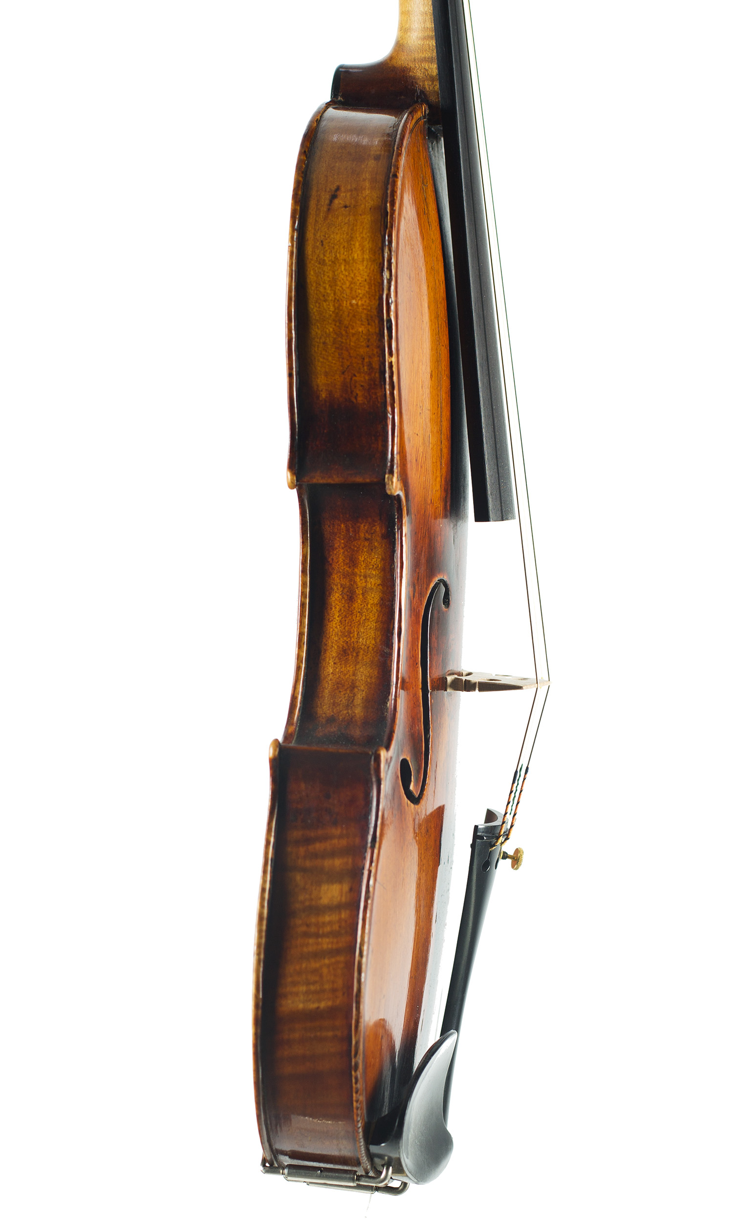 A violin by Casper Strnad, Prague, 1824 — angled view, 80°