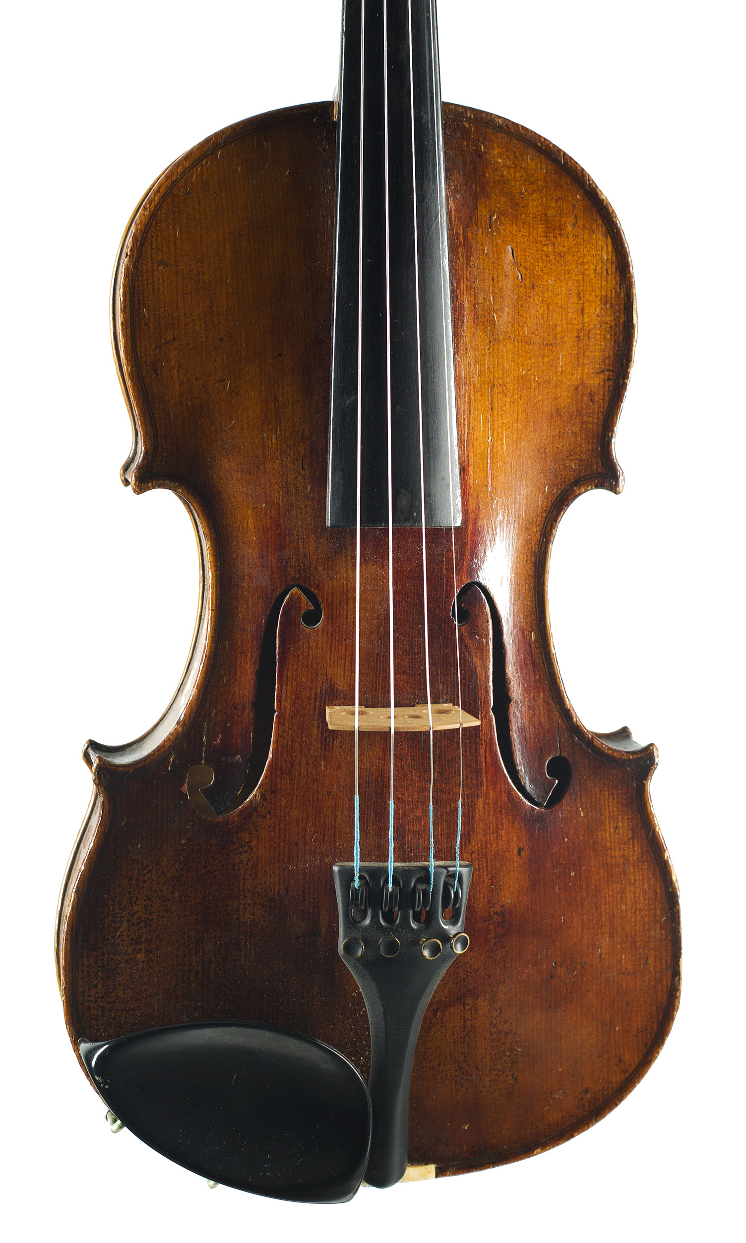 A viola, by Roderick R. Ward, Cambridge, 2005 — angled view, 10°