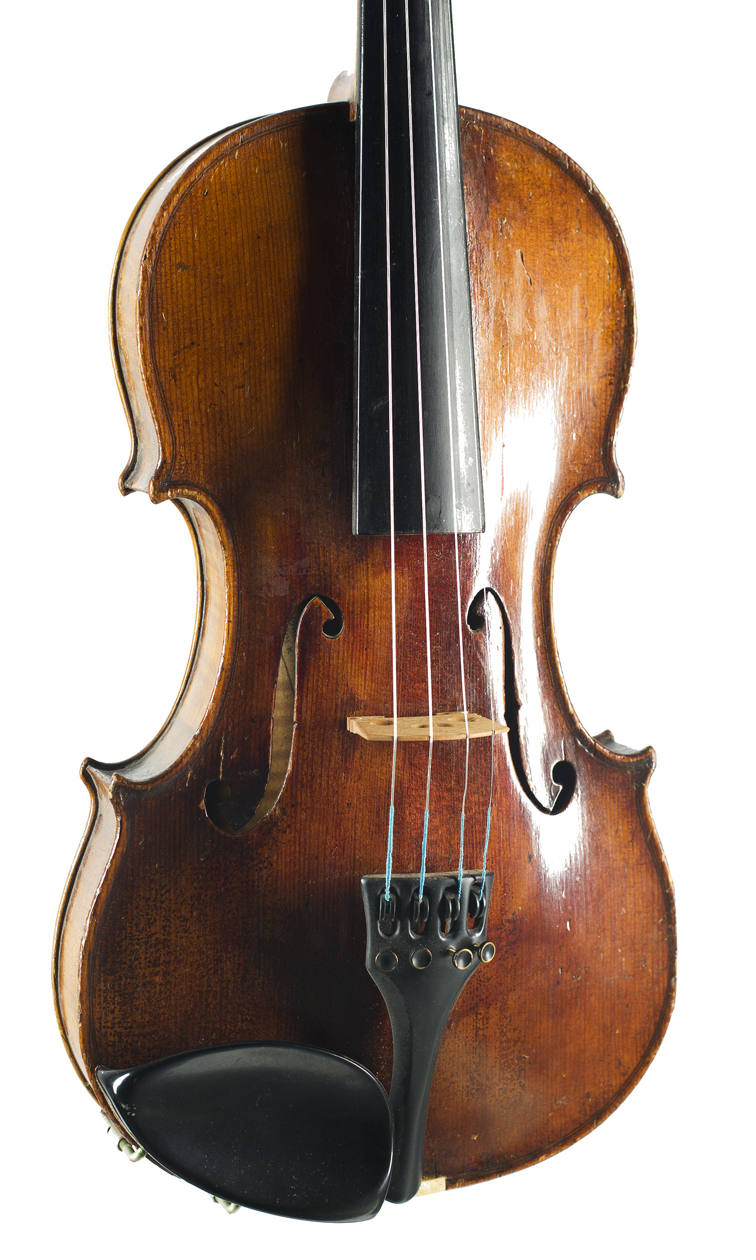 A viola, by Roderick R. Ward, Cambridge, 2005 — angled view, 20°