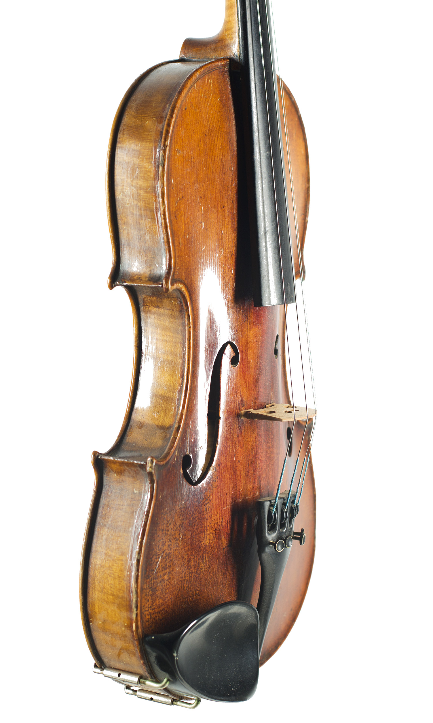 A viola, by Roderick R. Ward, Cambridge, 2005 — angled view, 60°