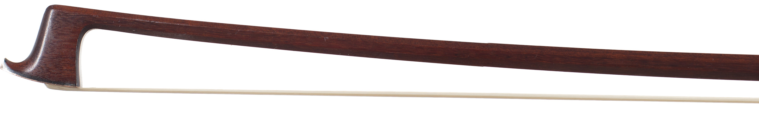 A gold-mounted viola bow by Garner Wilson, London — head