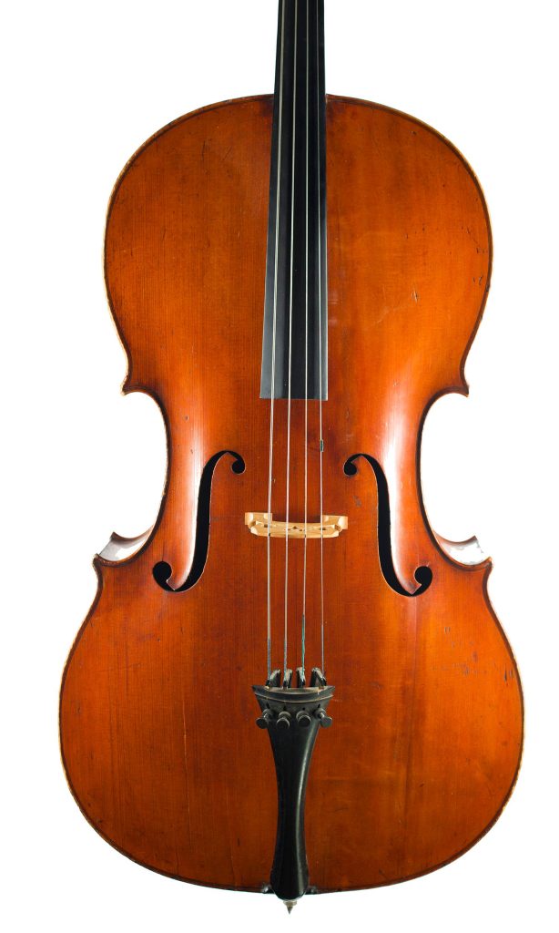 Seven-eighths cello by Alexis Maline, Mirecourt, circa 1840 — front